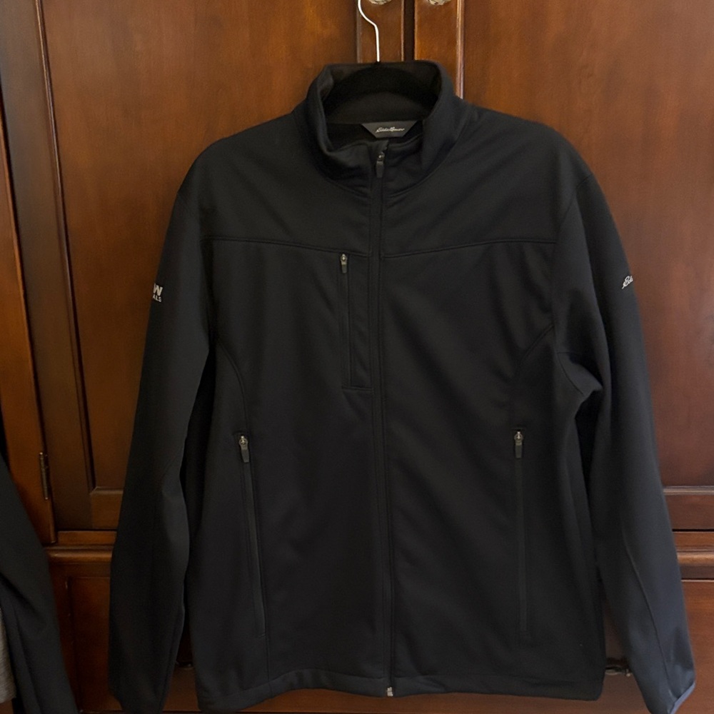 Eddie Bauer Men's Dark black  Performance Jacket